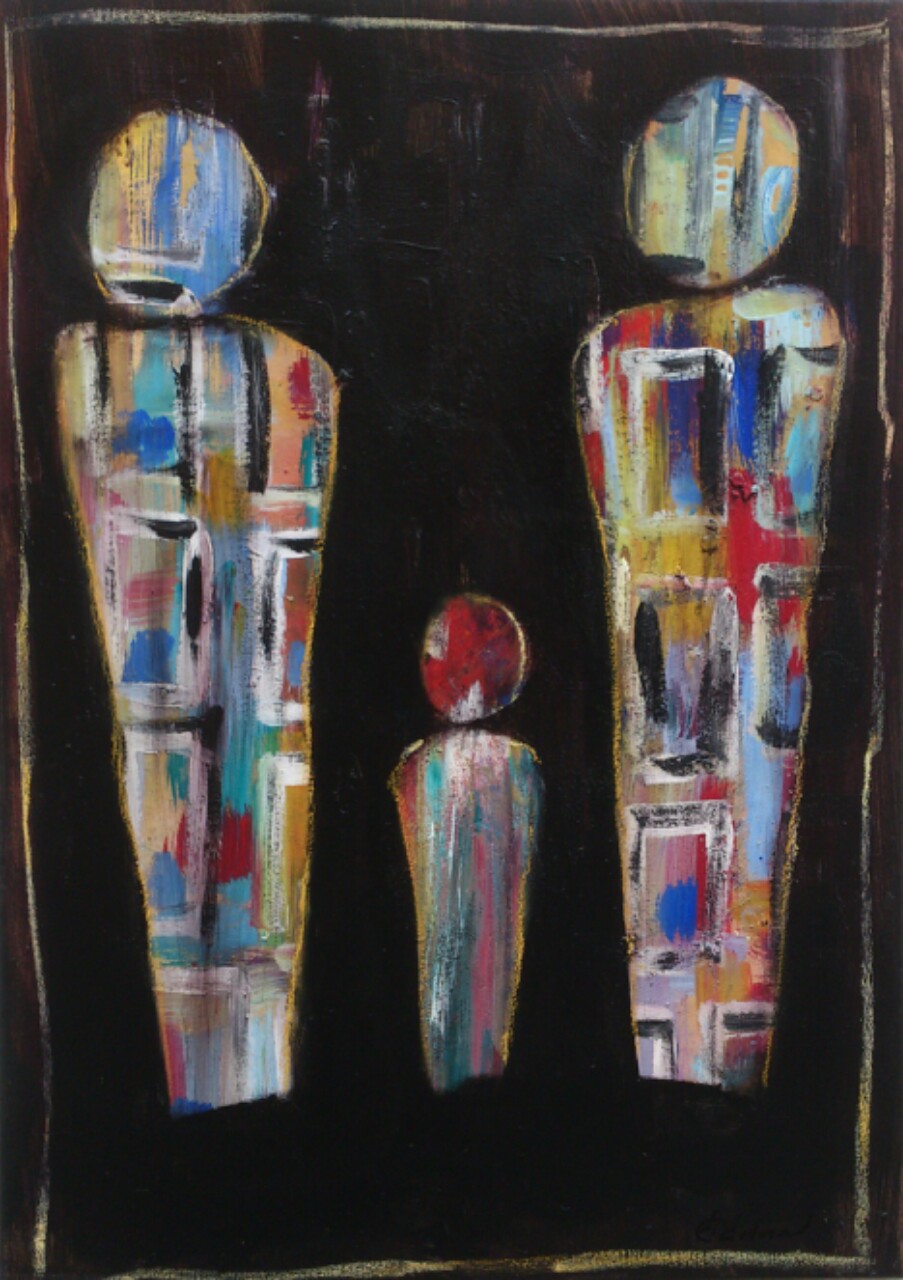 "Fassaden I" Acryl auf Leinwand 70x50 / 80x60 cm