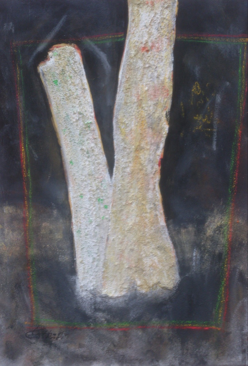 "Neubeginn"  Acryl auf Leinwand 100x70cm