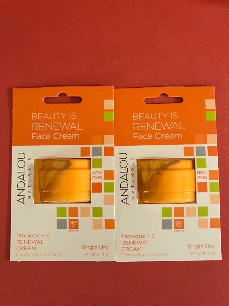 Andalou naturals renewal face cream pods
