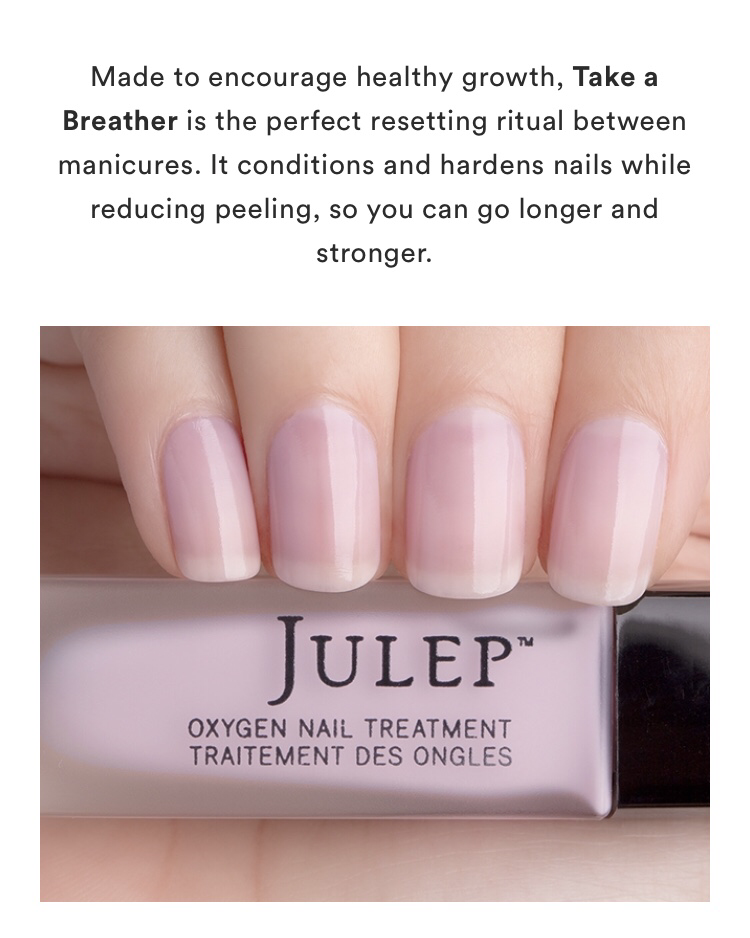 Julep Sheer Orchid Oxygen Nail Treatment