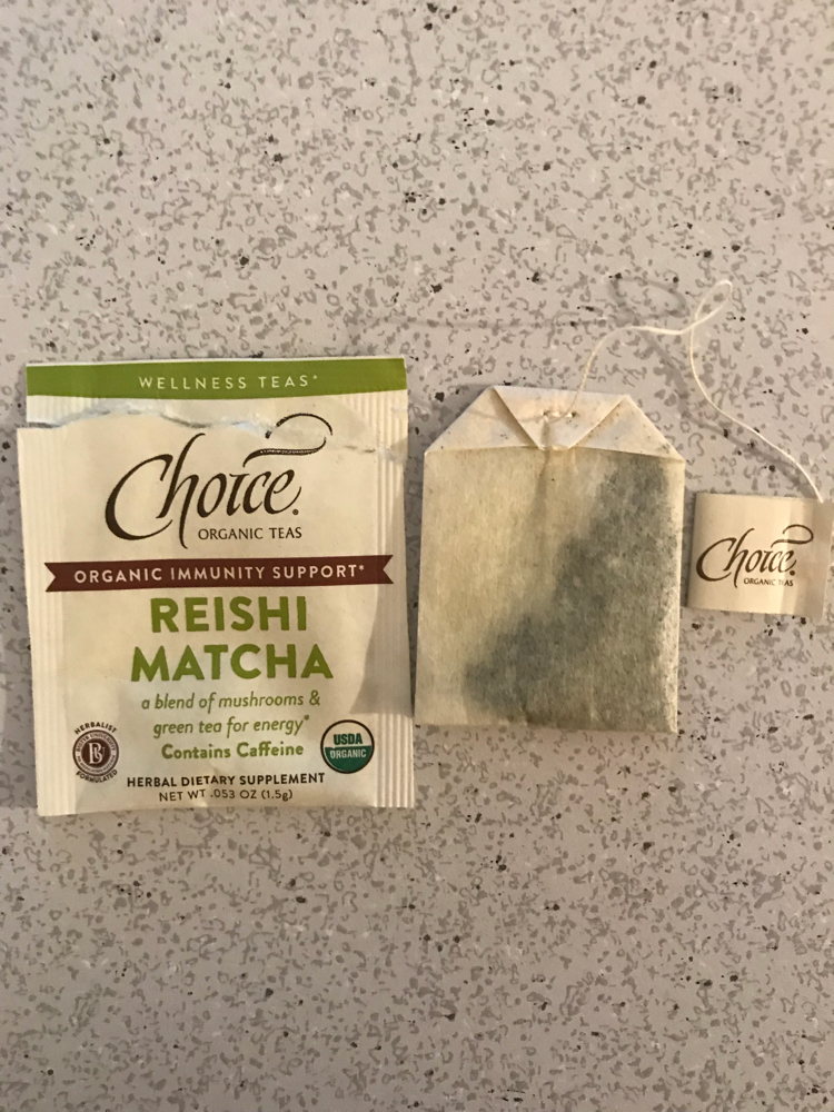 Choice organic teas Reishi Matcha