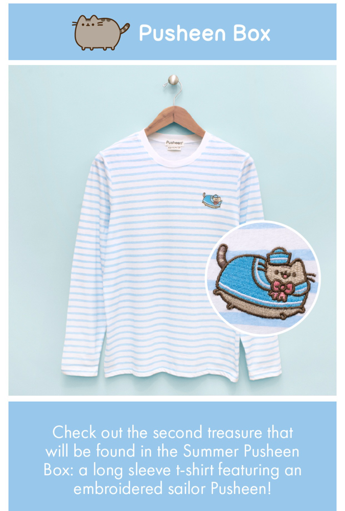 Long sleeve embroidered pushern tee