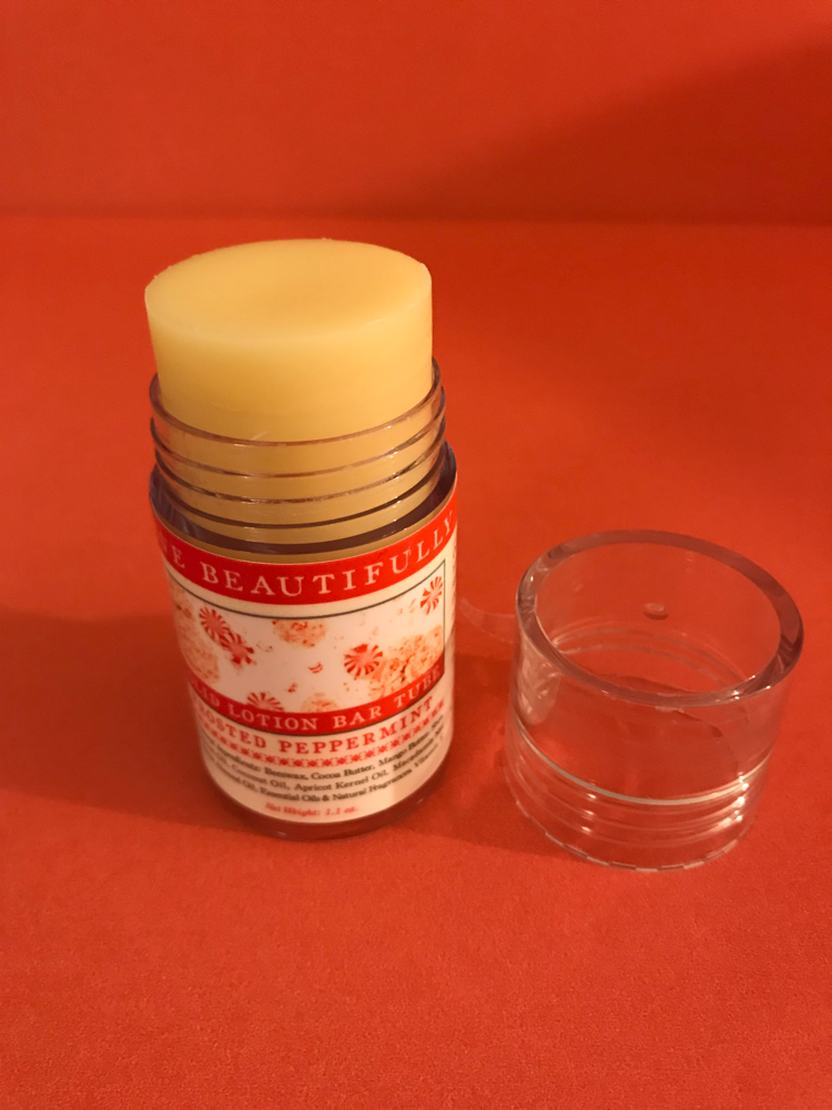 Live Beautifully Frosted Peppermint Lotion Bar