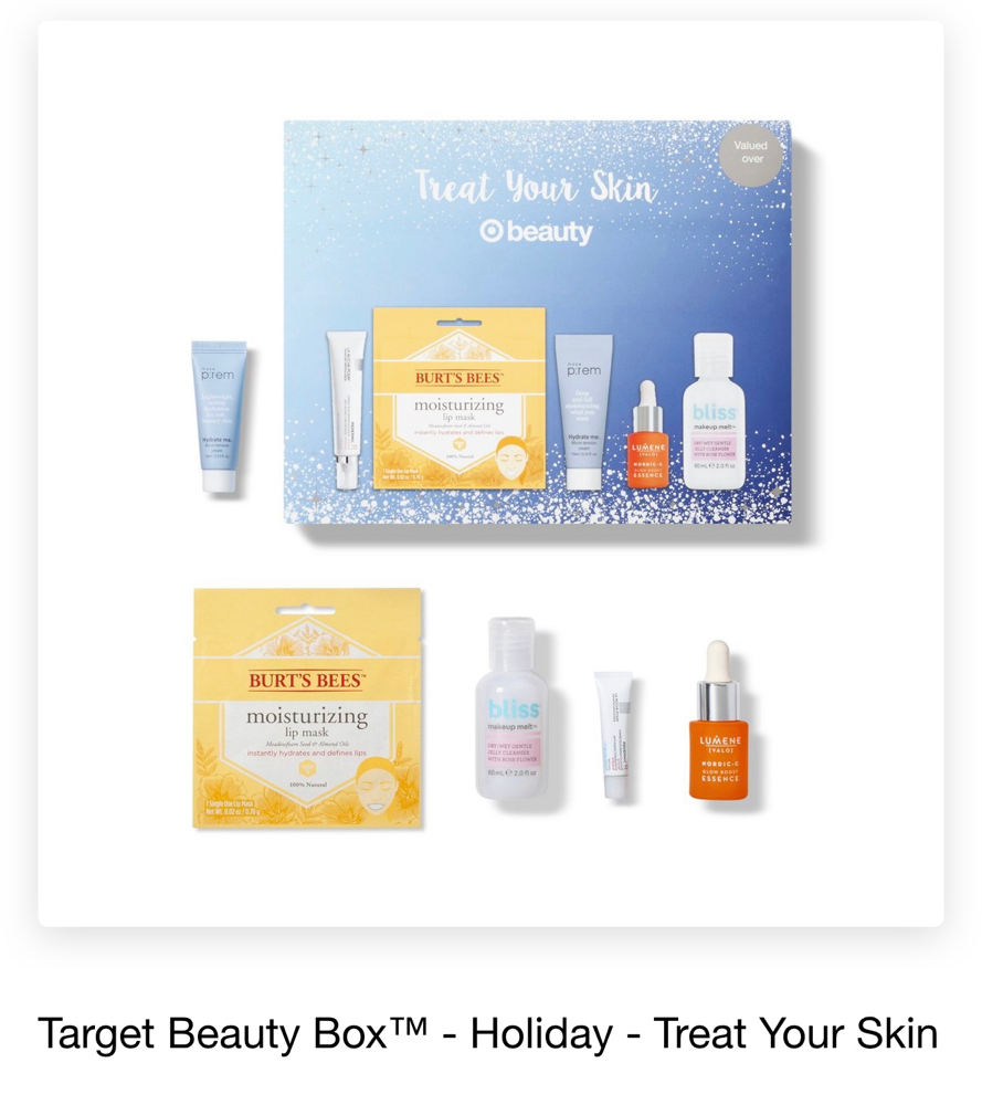 Target Beauty Box Holiday Treat Your Skin