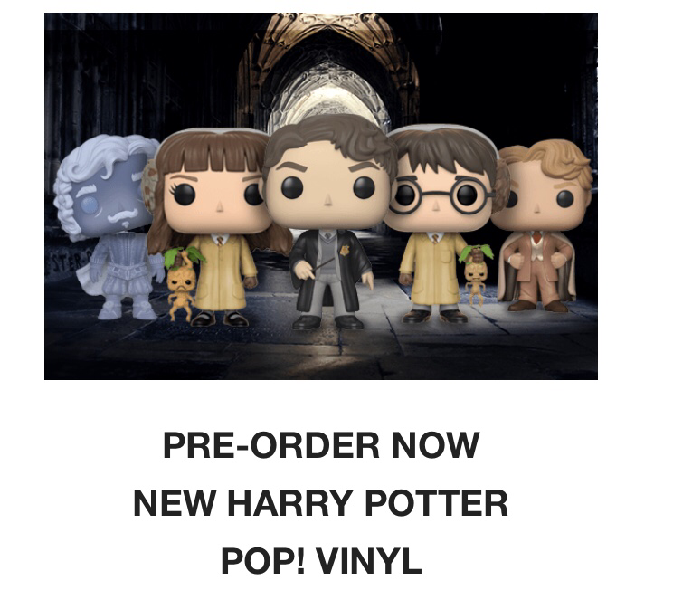 Pop In a box Pre-Order New Harry Potter Pop Vinyls