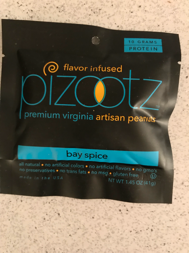 Pizootz flavored infused peanuts bay spice