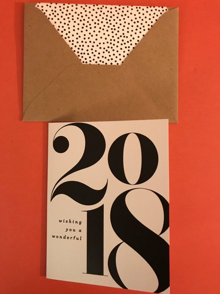 Happy New Year Card Butter Paper Company
