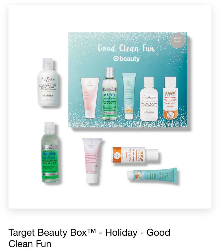 Target Beauty Box - Holiday - Good Clean Fun