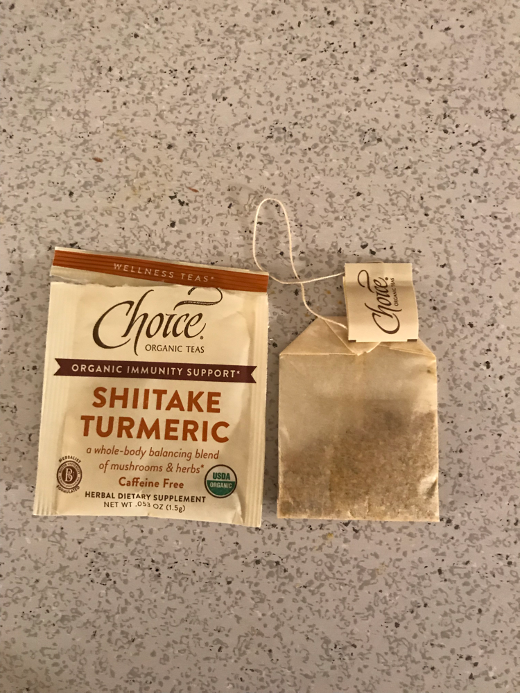 Choice organic teas- Shiitake Turmeric