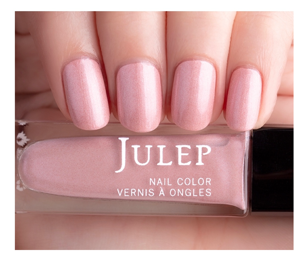 Julep Sloan (Classic with a twist) Icy primrose shimmer