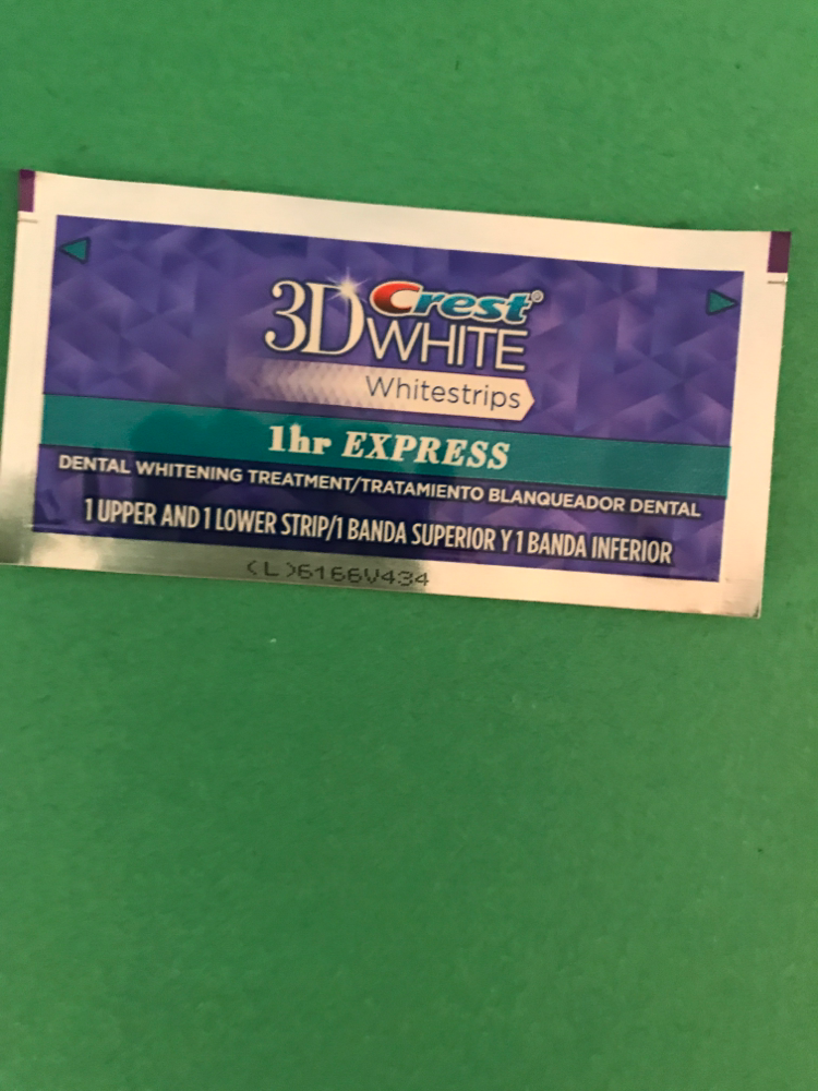 Crest 3D Whitestrips 1 hour express