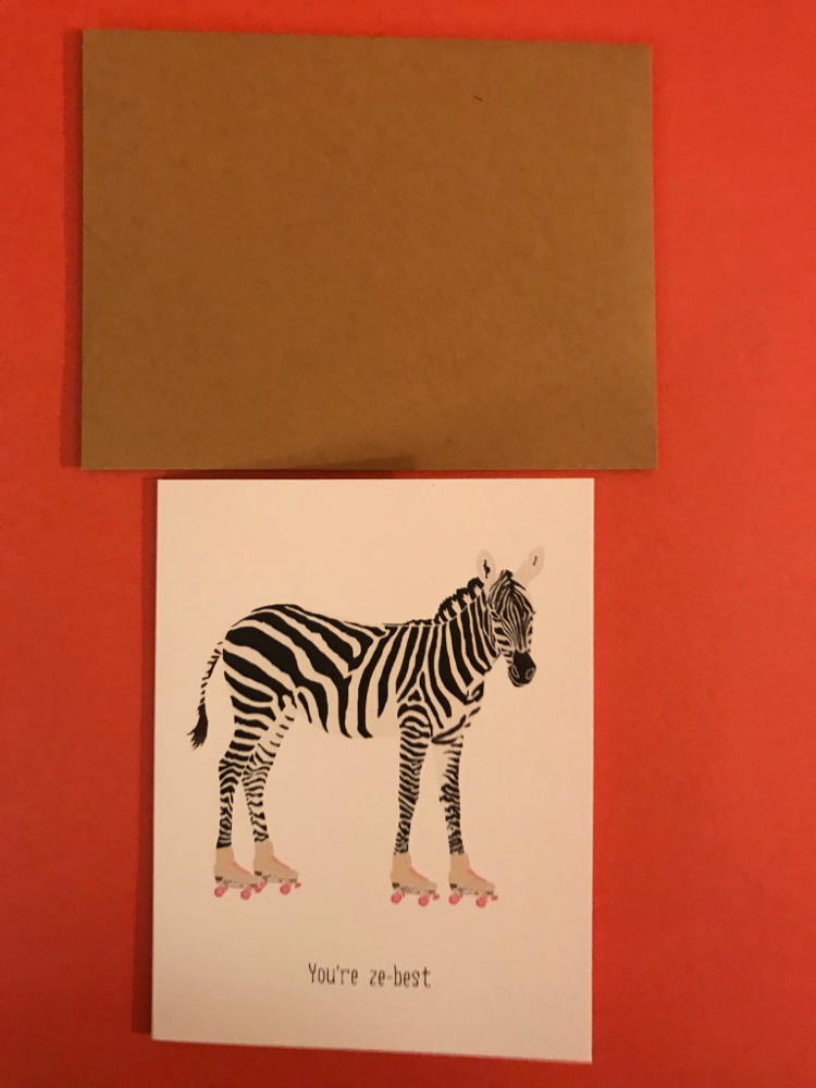 You’re Ze-best card by Paper Wolf Design