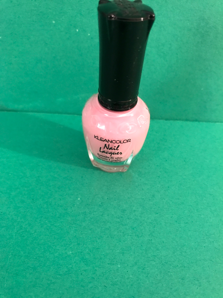 Pink nail polish