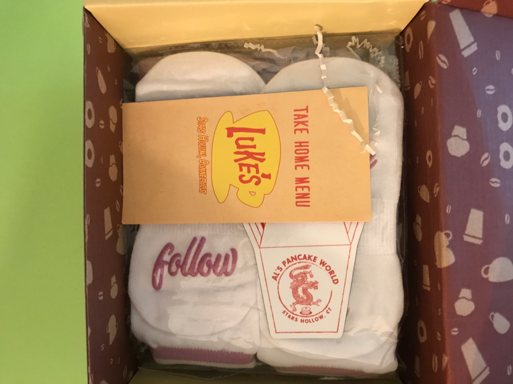Inside the box of Stars Hollow Monthly