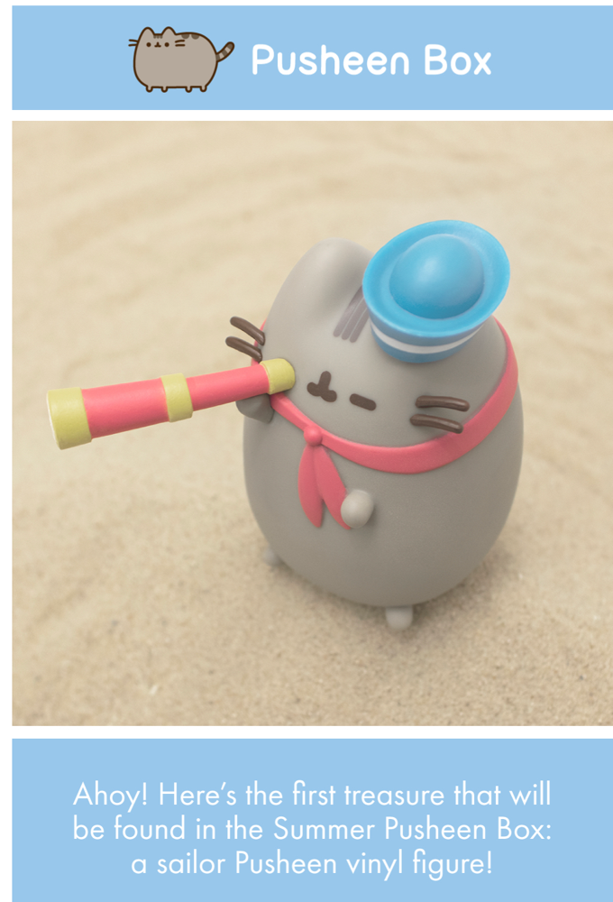 Pusheen sailor figure