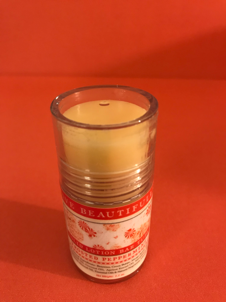 Live Beautifully Frosted Peppermint Lotion Bar