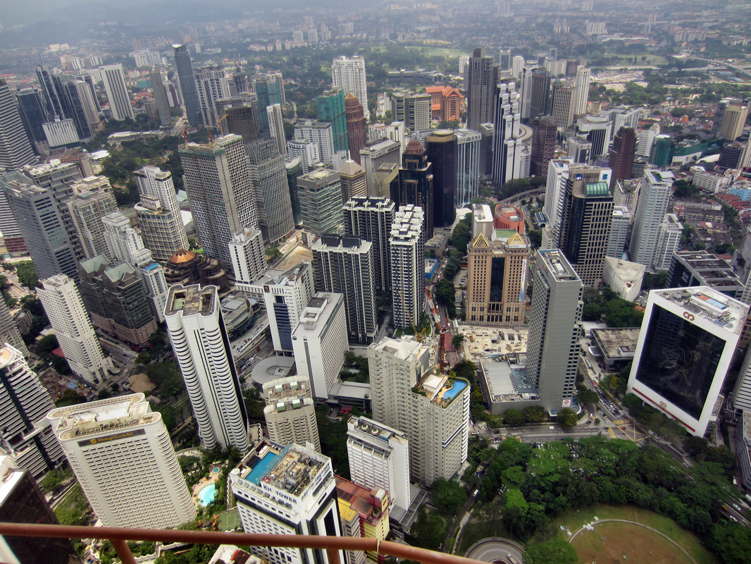 Blick vom Kuala Lumpur Tower