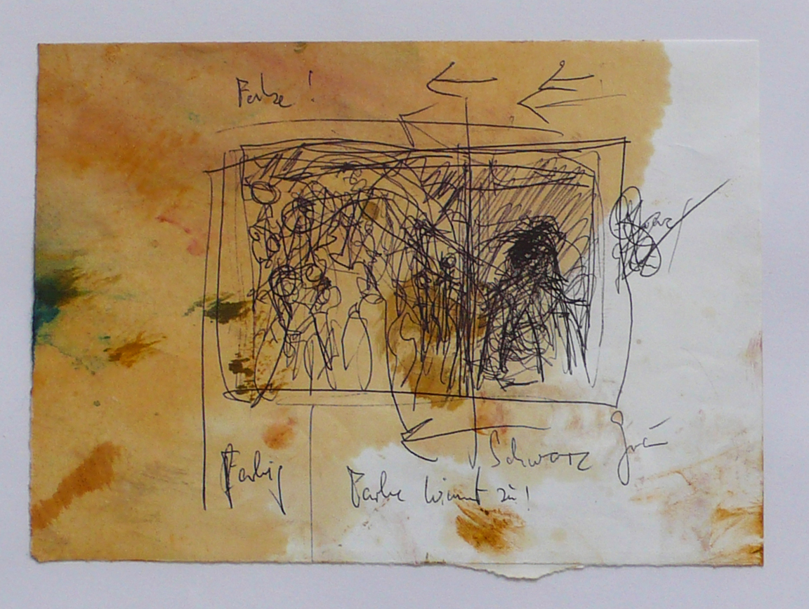 outside my window, oil on paper,  21,0 cm x 29,7 cm