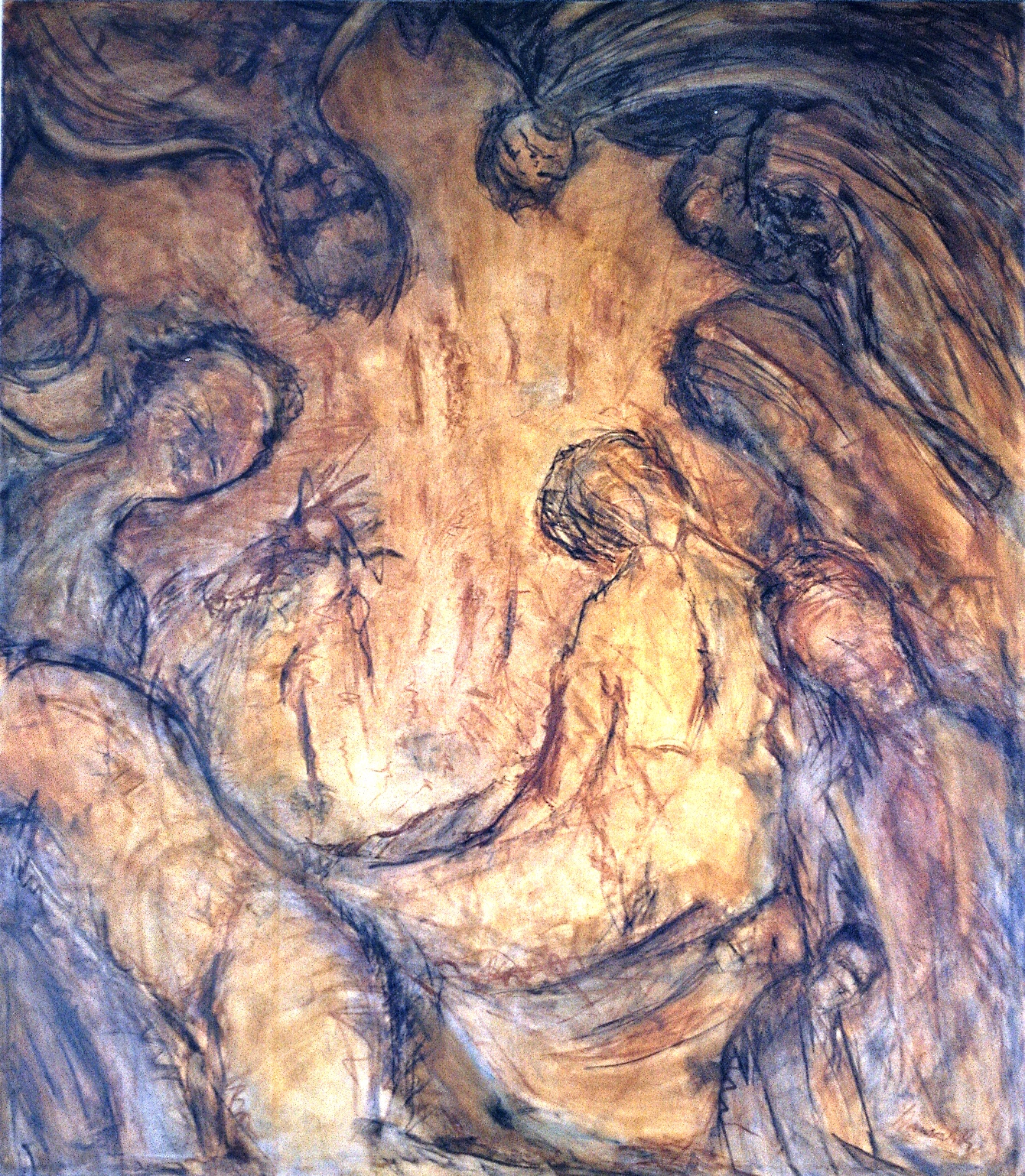 Les jeux sont fait, oil canvas 185  x160 cm