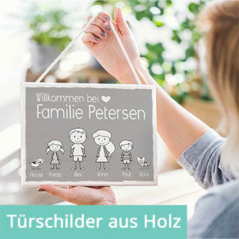 Türschilder aus Holz - von herzensprojekt.de