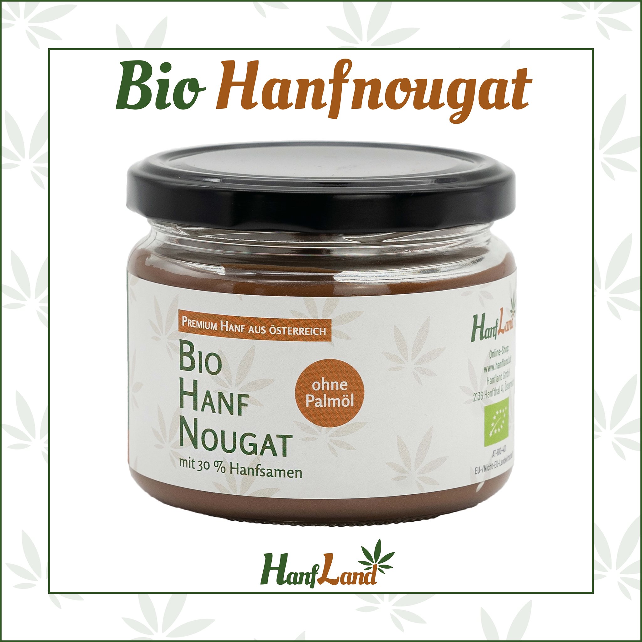 Bio Hanf Nougat von HanfLand