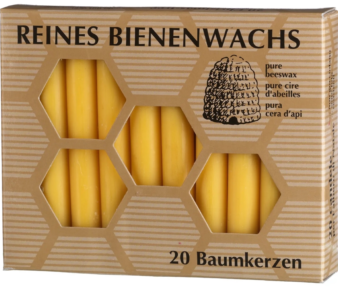 BAUMKERZEN 100 % BIENENWACHS von WEBER, der Imkerei mit der Goldnote.