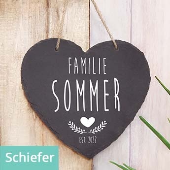 Türschilder: Schiefer - von herzensprojekt.de