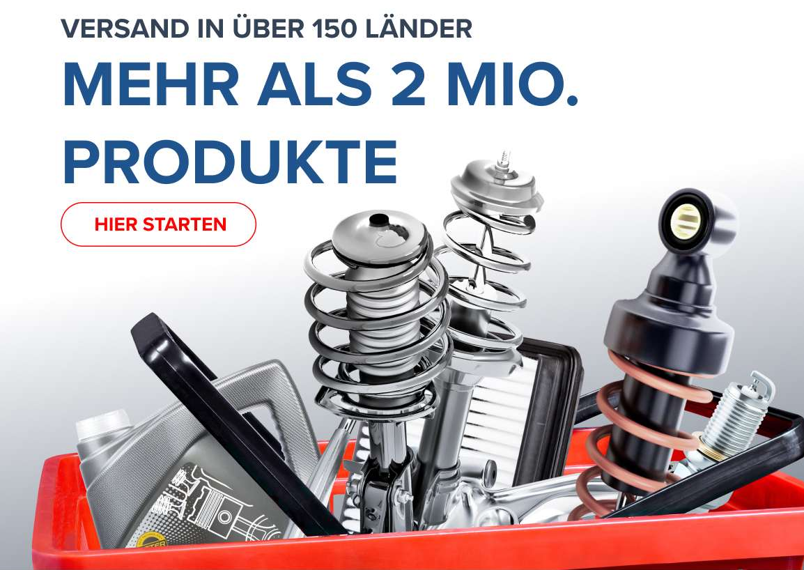 Das Unternehmen bietet über 500.000 Ersatzteile und Zubehör für fast alle Fahrzeugmarken an.