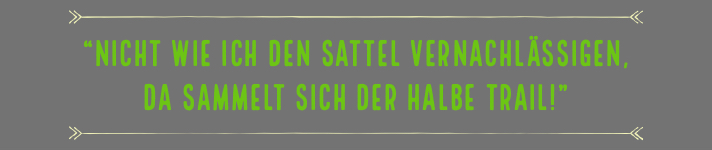 Neuseeland Sattel putzen