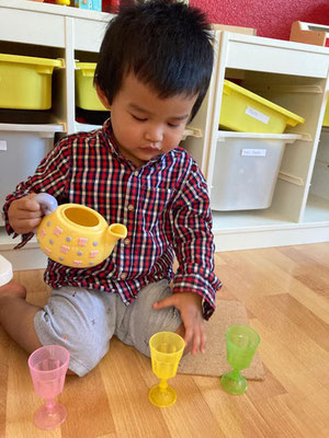 Tea party at Custom Kids English playgroup