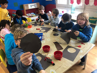 Cut and paste activities make learning fun