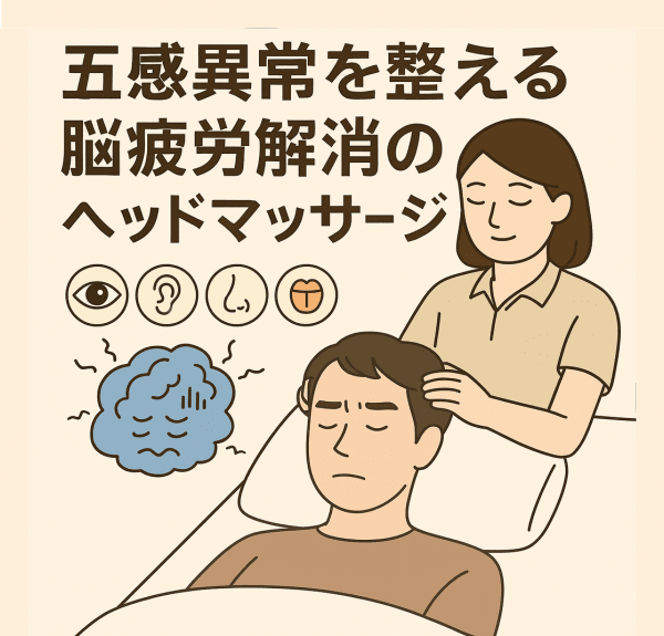 五感異常を整える脳疲労解消のヘッドマッサージ