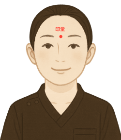 印堂(いんどう) の位置