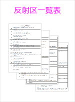 反射区　一覧表