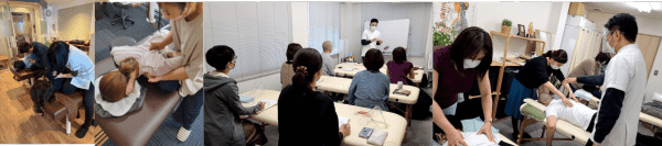 肩甲骨はがし講座の授業風景
