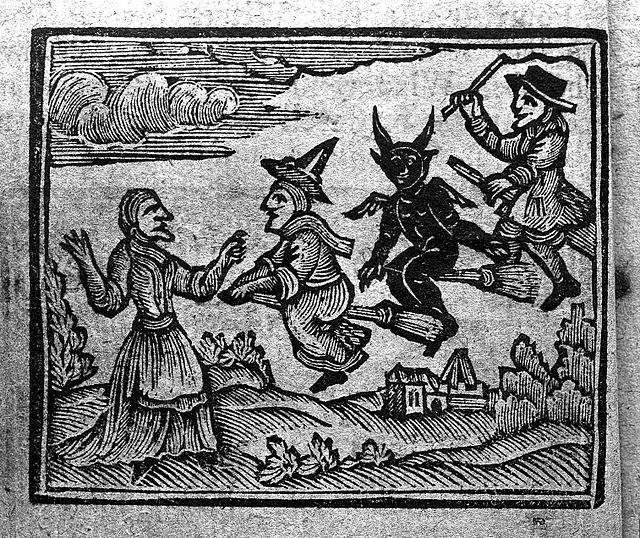 The History of Witches and Wizards, 1720. See page for author, CC BY 4.0 <https://creativecommons.org/licenses/by/4.0>, via Wikimedia Commons