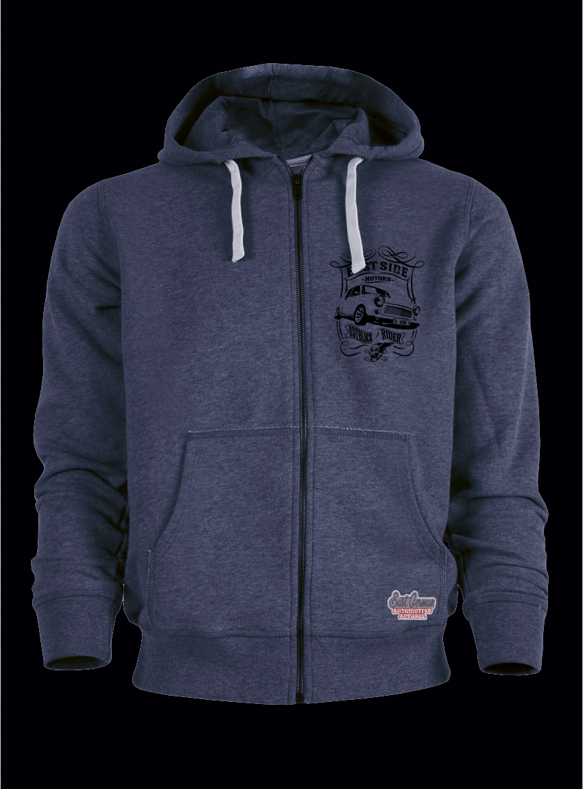 ZipHoody "Eastside Motors 601" Ostblockrider Eastside Clothing