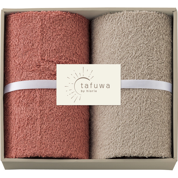 ｔａｆｕｗａ　フェイスタオル２枚セット ピンク