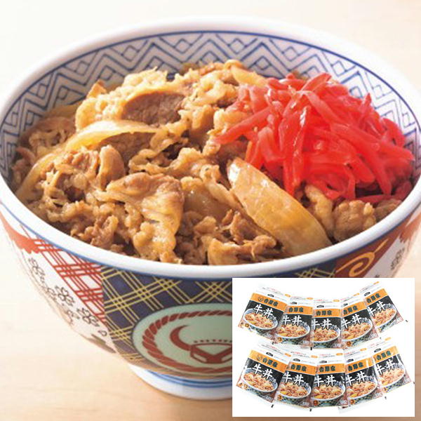 吉野家　牛丼（１０袋）