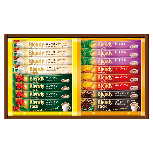 初盆 ギフト ＡＧＦ　ブレンディスティックカフェオレコレクション　1,080円