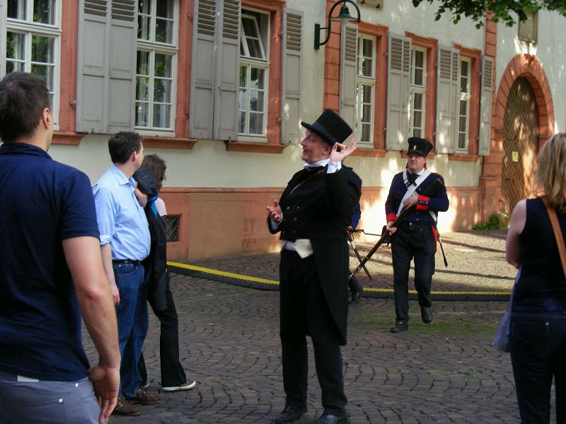 Heidelberg , Stadtführung, Gendarmen