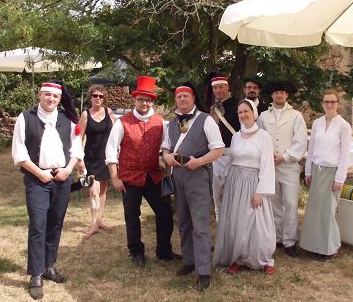 Historisches Sommerfest, das Team