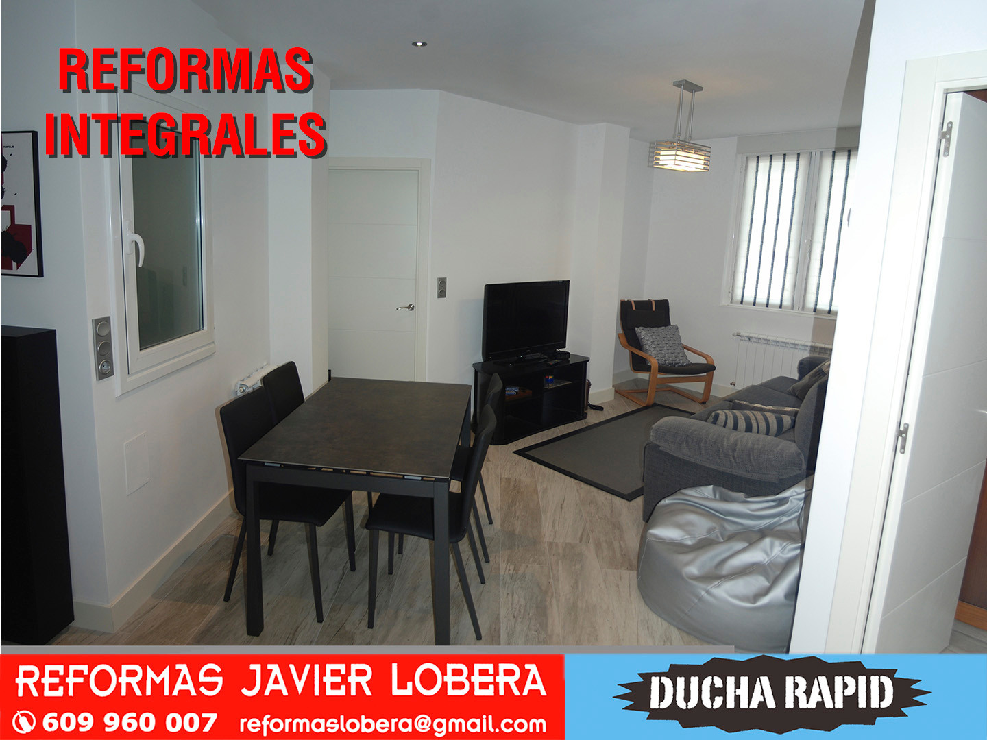 reforma integral ,comedor-salon