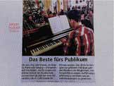 Musikschule, Gesangsschule Veranstaltungen - Presseartikel - Fotos.
