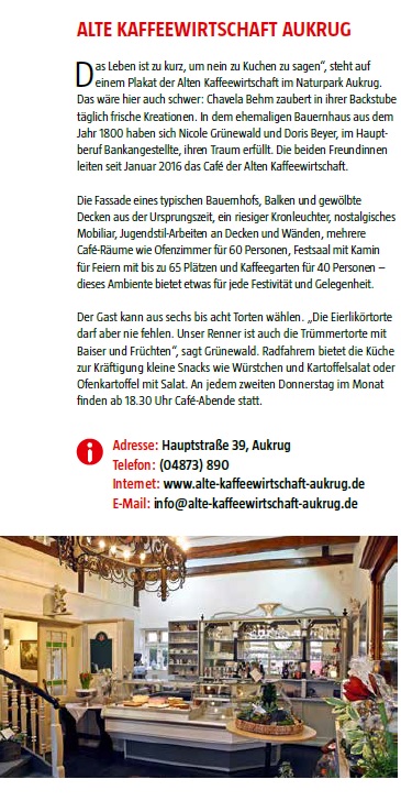 Ausschnitt aus dem Magazin der Stadtwerke Rendsburg "eiländer" 02/2018