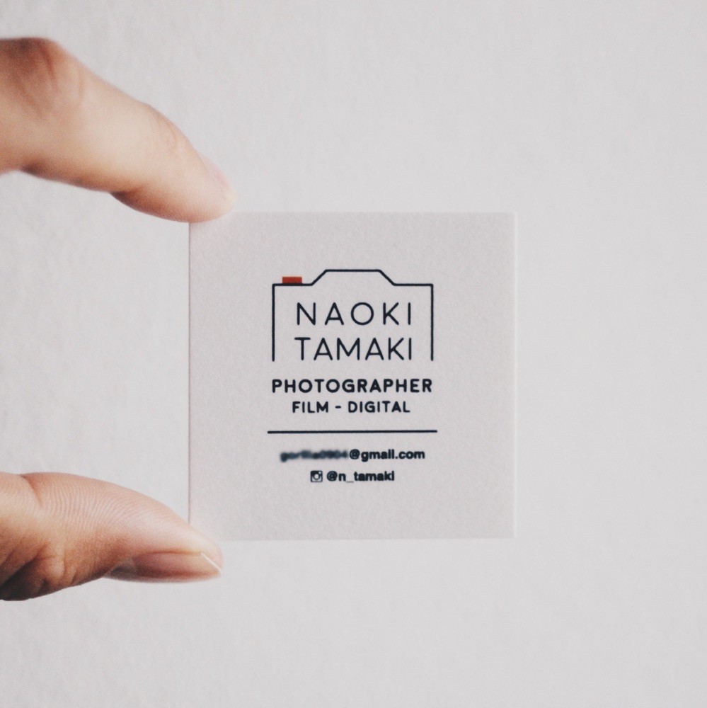 Naoki Tamaki name card