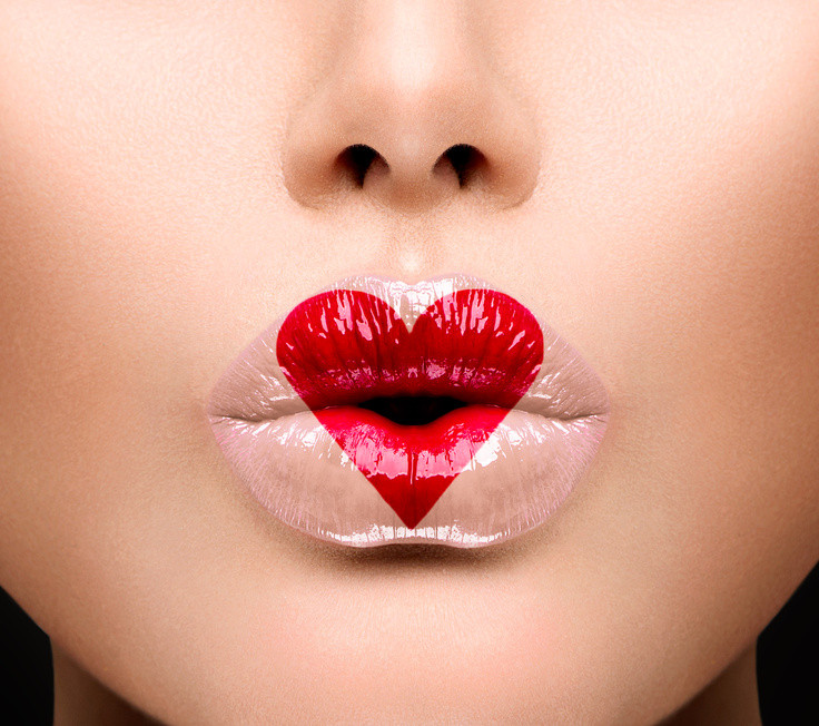 Lippen sind das sinnlichste Merkmal des Gesichts - Eva Böning