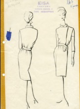 Boceto "EISA costura" San Sebastián 