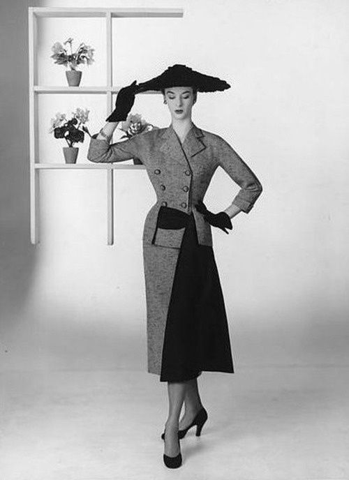 Traje de chaqueta, 1950