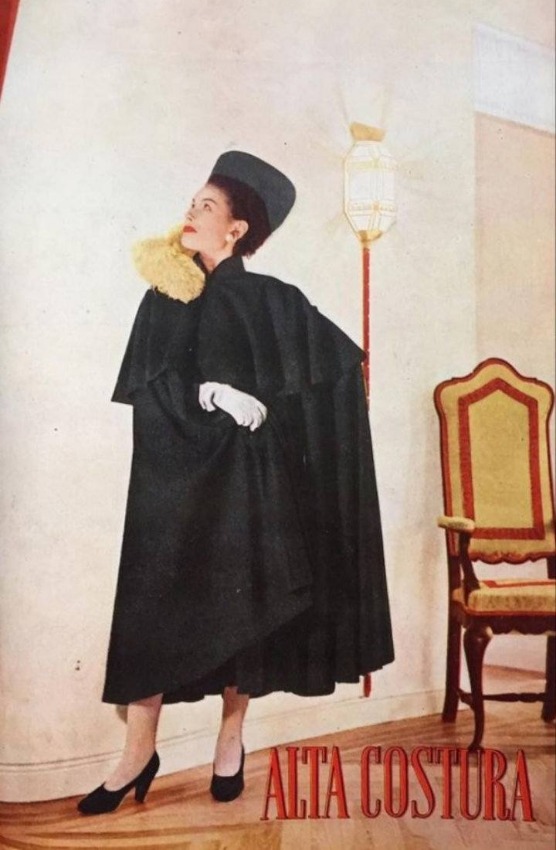Manuel Pertegaz, otoño invierno 1947 Revista Alta Costura